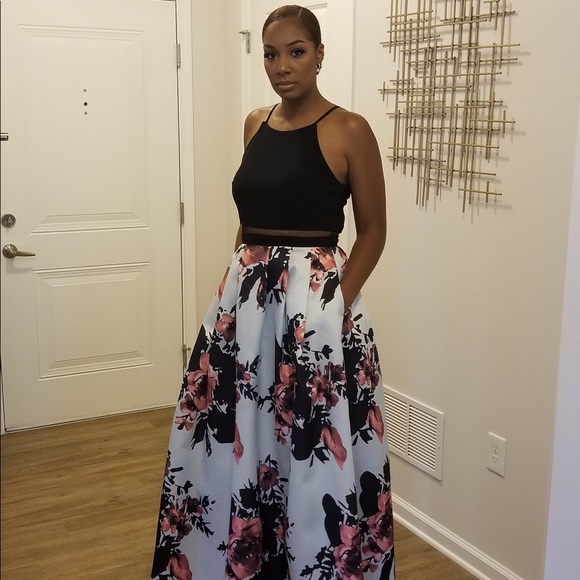 Betsy & Adam Dresses & Skirts - Floral Gown - MUST GO!